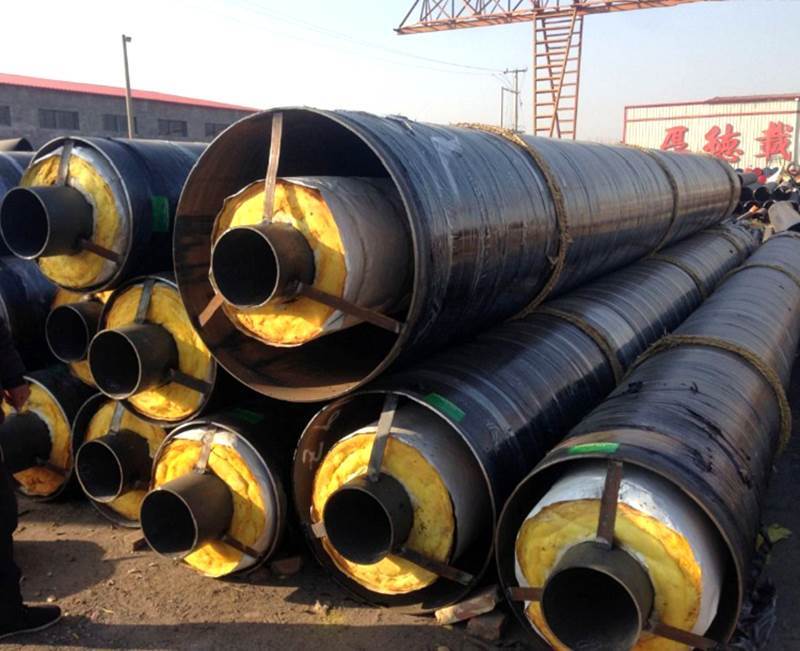 鋼套鋼巖棉保溫鋼管 鋼套鋼巖棉保溫鋼管