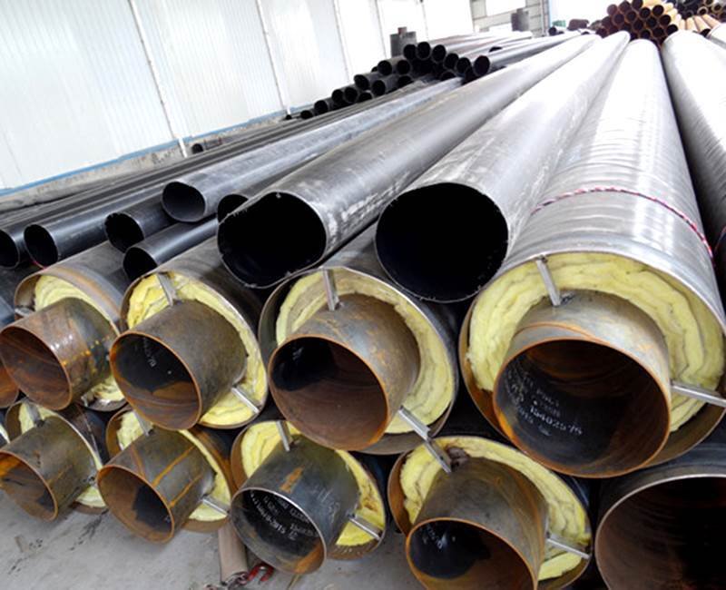 預制直埋鋼套鋼保溫螺旋鋼管 預制直埋鋼套鋼保溫螺旋鋼管